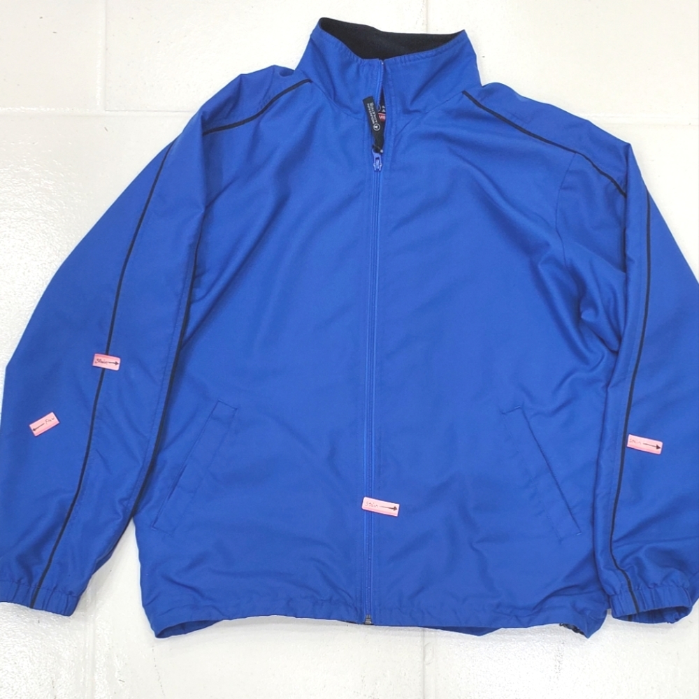 Timberland Mountain Athletics jacket men's medium blue mesh lined FLAWS - Picture 11 of 16